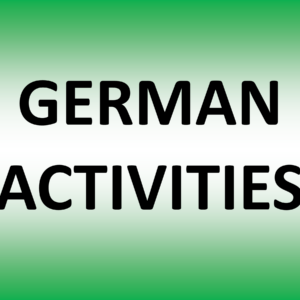 GERMAN ACTIVITIES