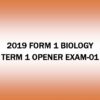 2019 FORM 1- BIOLOGY TERM 1-OPENER EXAM-01