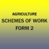 Form 2- Agriculture-Scheme of work